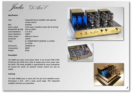 Jadis Da 88 Signature Mk II Lambalı Entegre Amplifikatör