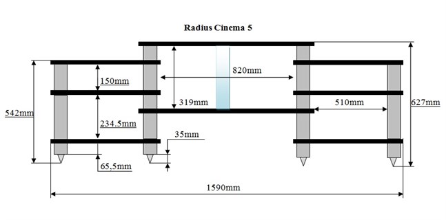 SOLIDTECH RADIUS CINEMA 5 Sehpa