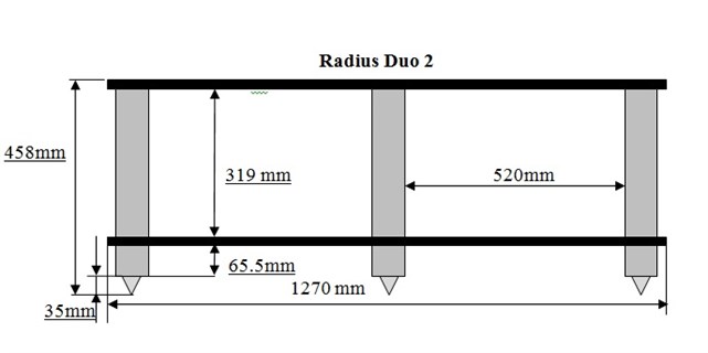 SOLIDTECH RADIUS DUO 2 Hifi Sehpa