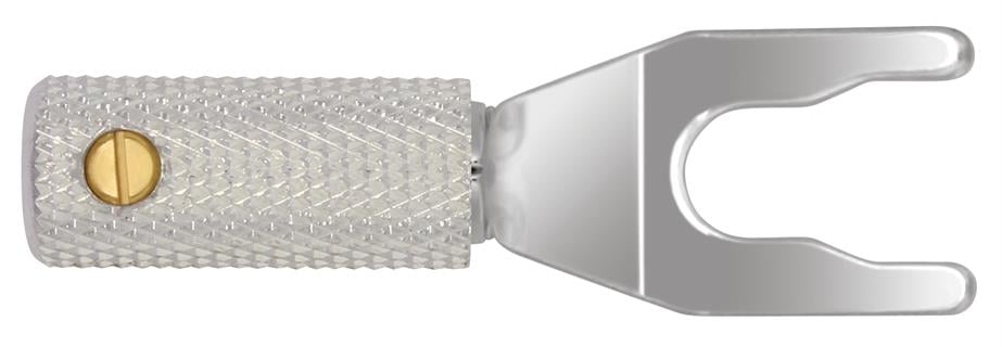 Wireworld Set Of 8  Uni-Term Silver Spades