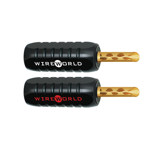 Wireworld Gold-Plated 4mm Banana Plugs-2 Pack