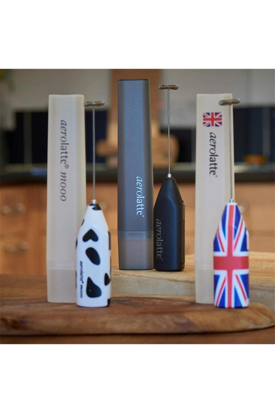 Aerolatte Premium Süt Kahve&Köpürtücü, To- Go Saklama Tüplü, Siyah