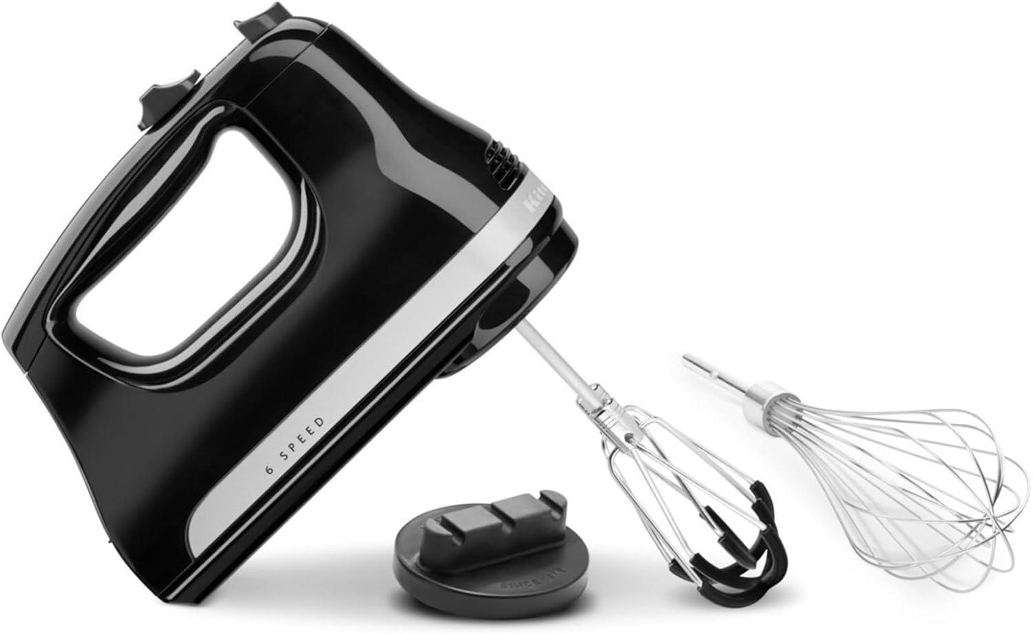 KitchenAid 6 Hızlı El Mikseri 5KHM6118EOB Onyx Black EOB