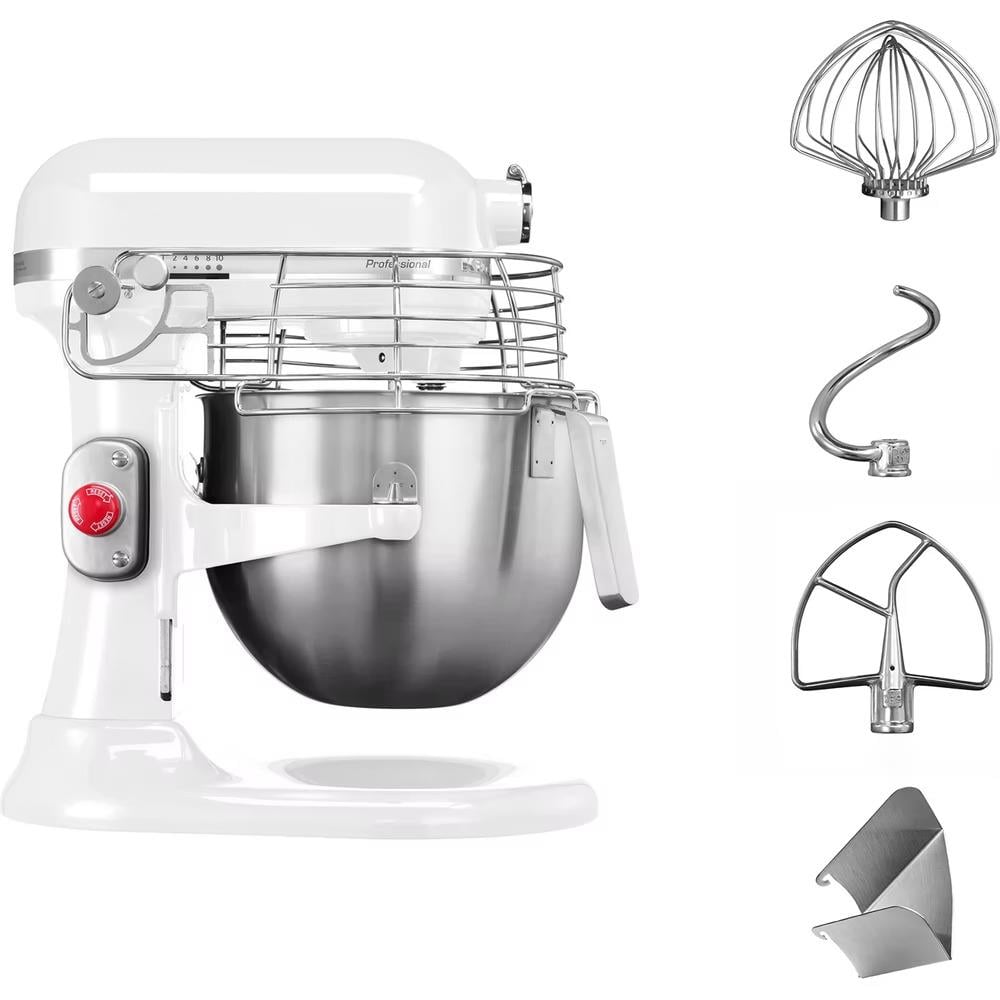 KitchenAid 6,9 L Profesyonel Stand Mikser 5KSM7990X White-EWH