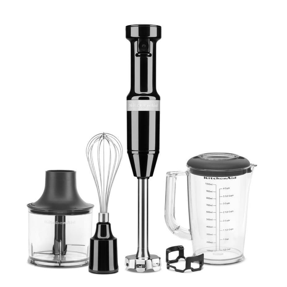 KitchenAid Aksesuarlı El Blenderi 5KHBV83EBM -Black Matte