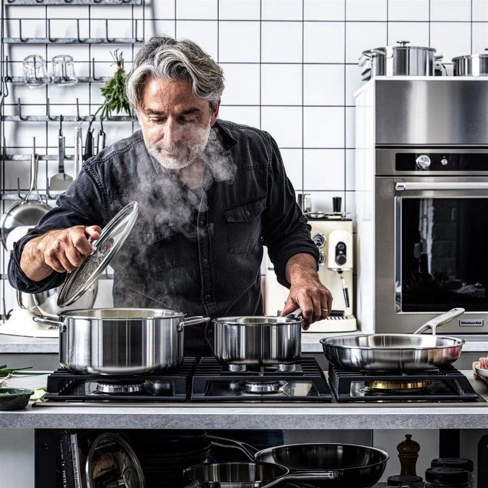 KitchenAid Artısan Çelik 3 Katlı Kaserol 18cm -3257