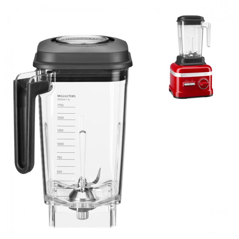 KitchenAid Artisan Power Plus Blender 5KSB8270 İçin 2,6 L tek duvarlı, ilave sürahi