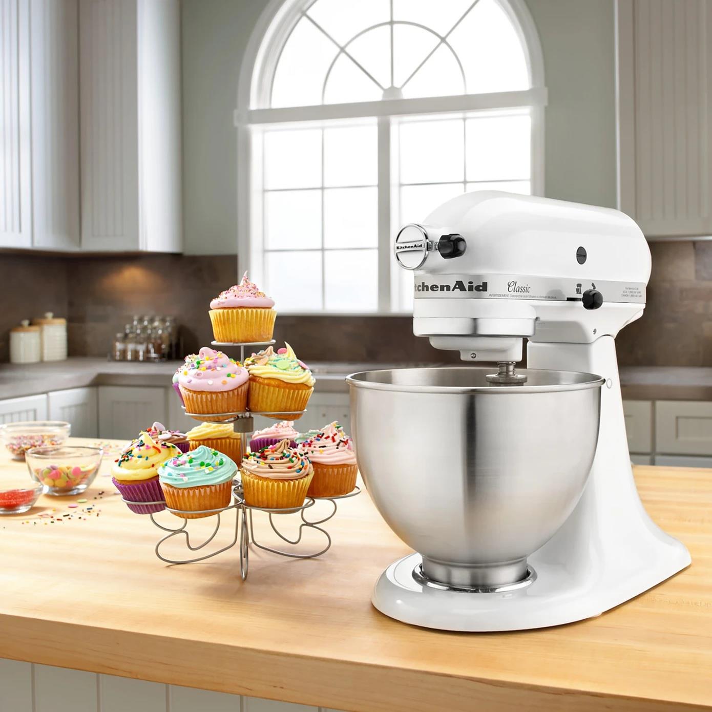 KitchenAid Classic 4,3 L Stand Mikser 5K45SS White-EWH