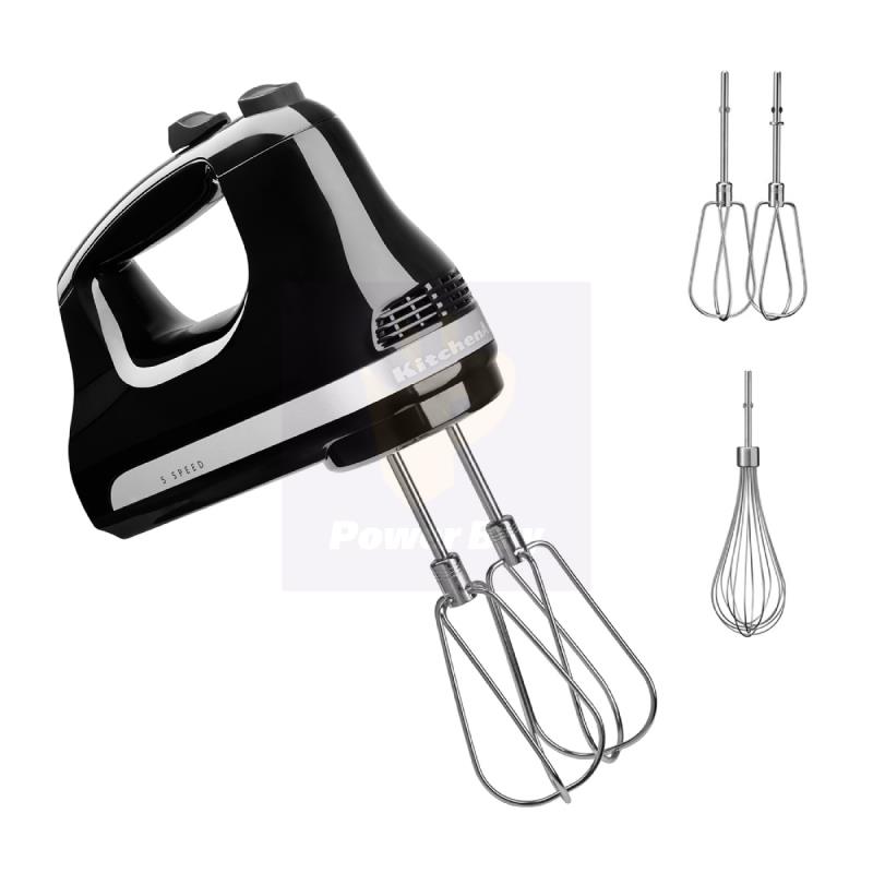 KitchenAid Classic 5 Hızlı El Mikseri 5KHM5110 Onyx Black-EOB