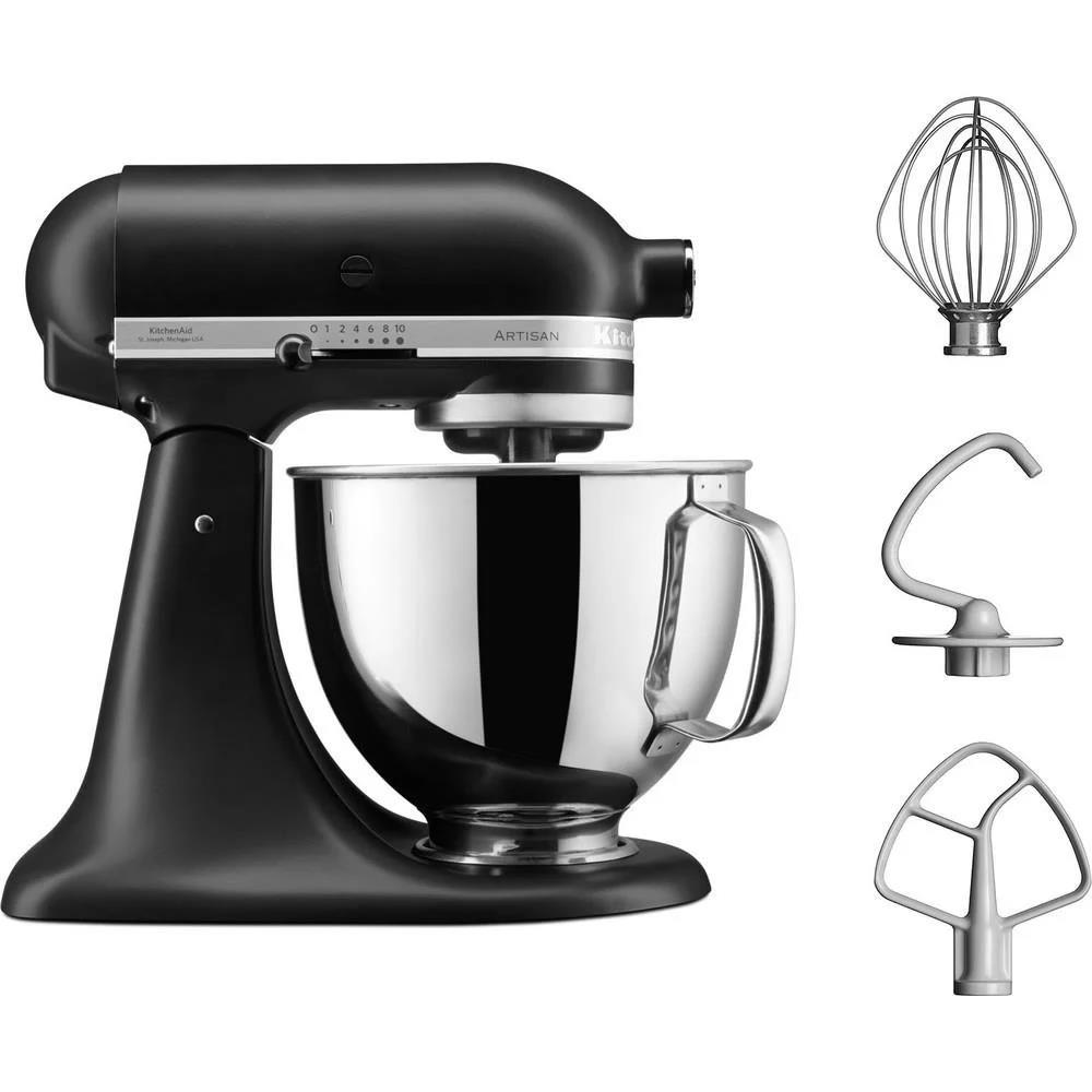 Kitchenaid 5KSM125EBM Artisan 4.8 Lt Mutfak Şefi - Black Matte