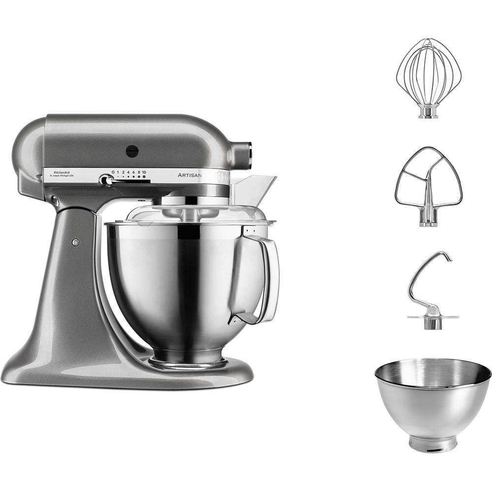 Kitchenaid 5KSM185PSEMS Artisan 4.8 Lt Mutfak Şefi - Medallion Silver