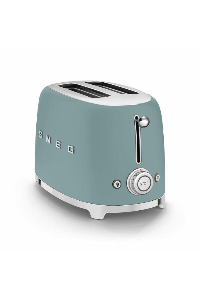 SMEG 50S Style Mat Zümrüt Yeşil Ekmek Kızartma Makinesi Special Edition