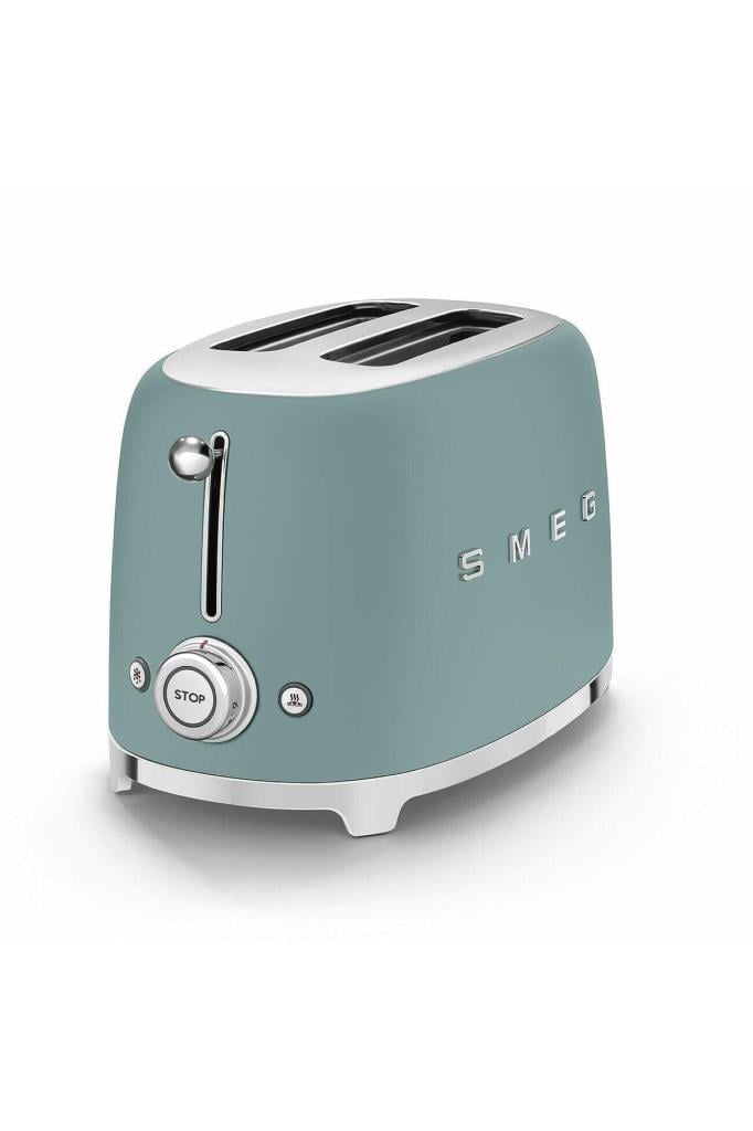 SMEG 50S Style Mat Zümrüt Yeşil Ekmek Kızartma Makinesi Special Edition