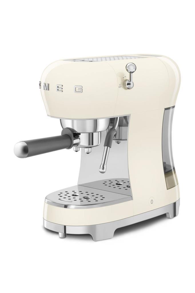 SMEG 50s Style ECF02 Manuel Espresso Kahve Makinesi Krem