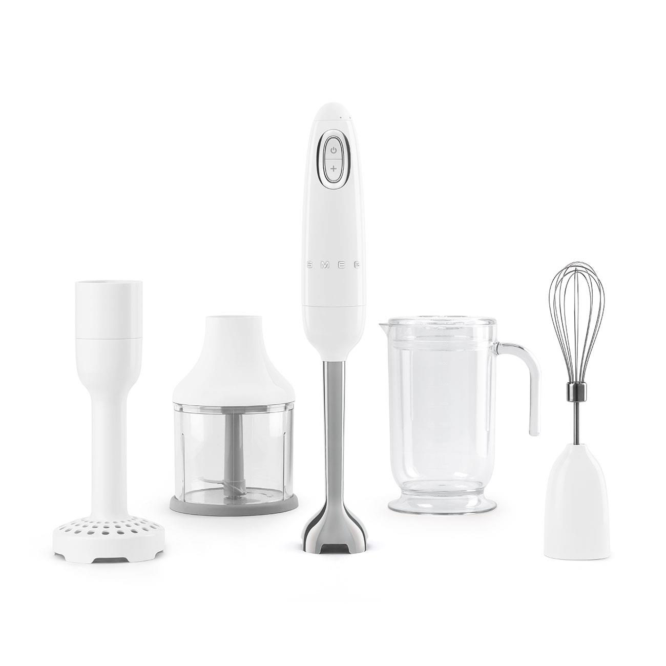 SMEG 50's Style Retro Beyaz Blender Seti HBF22WHEU