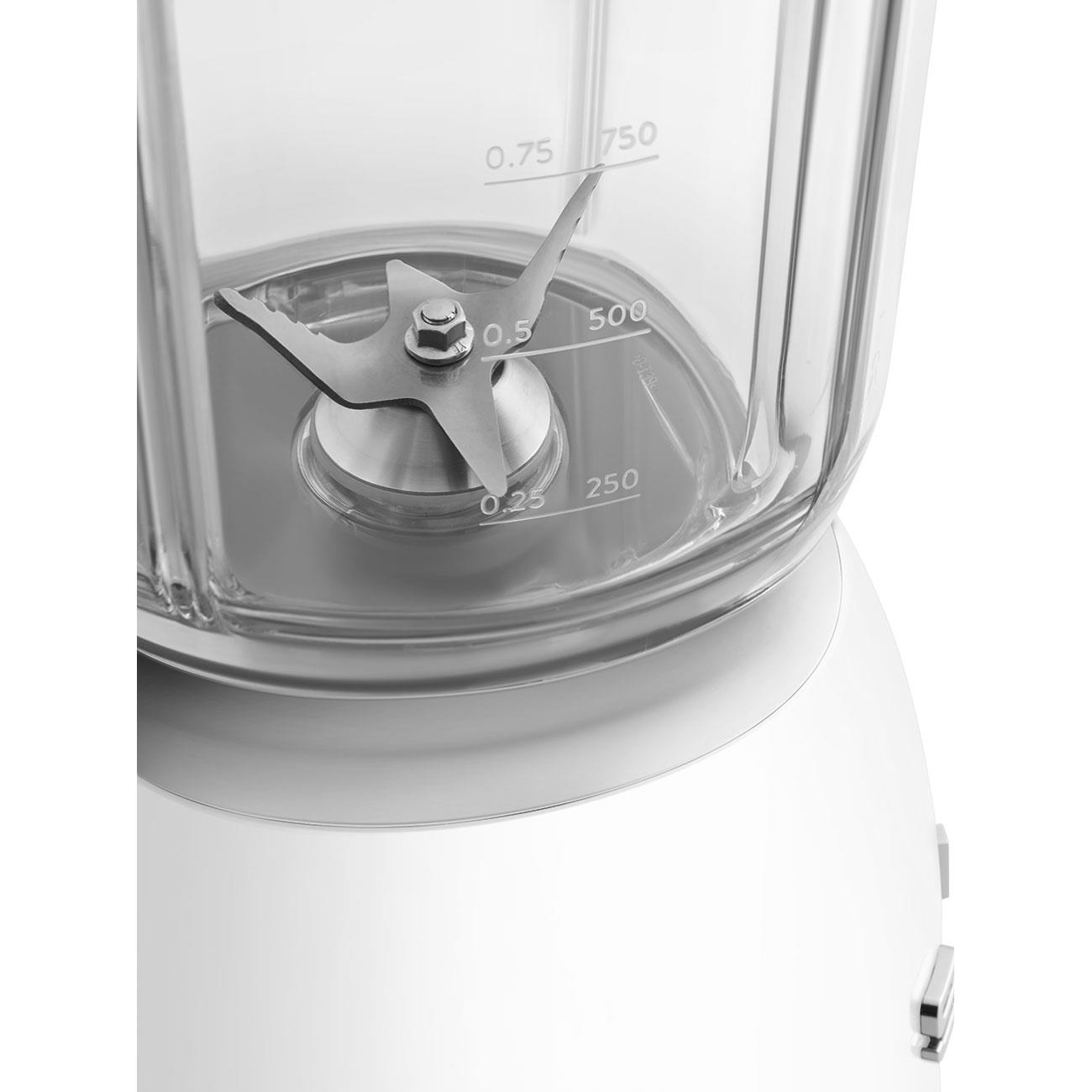 SMEG 50s Style Retro Beyaz Smoothie Blender BLF03BLEU