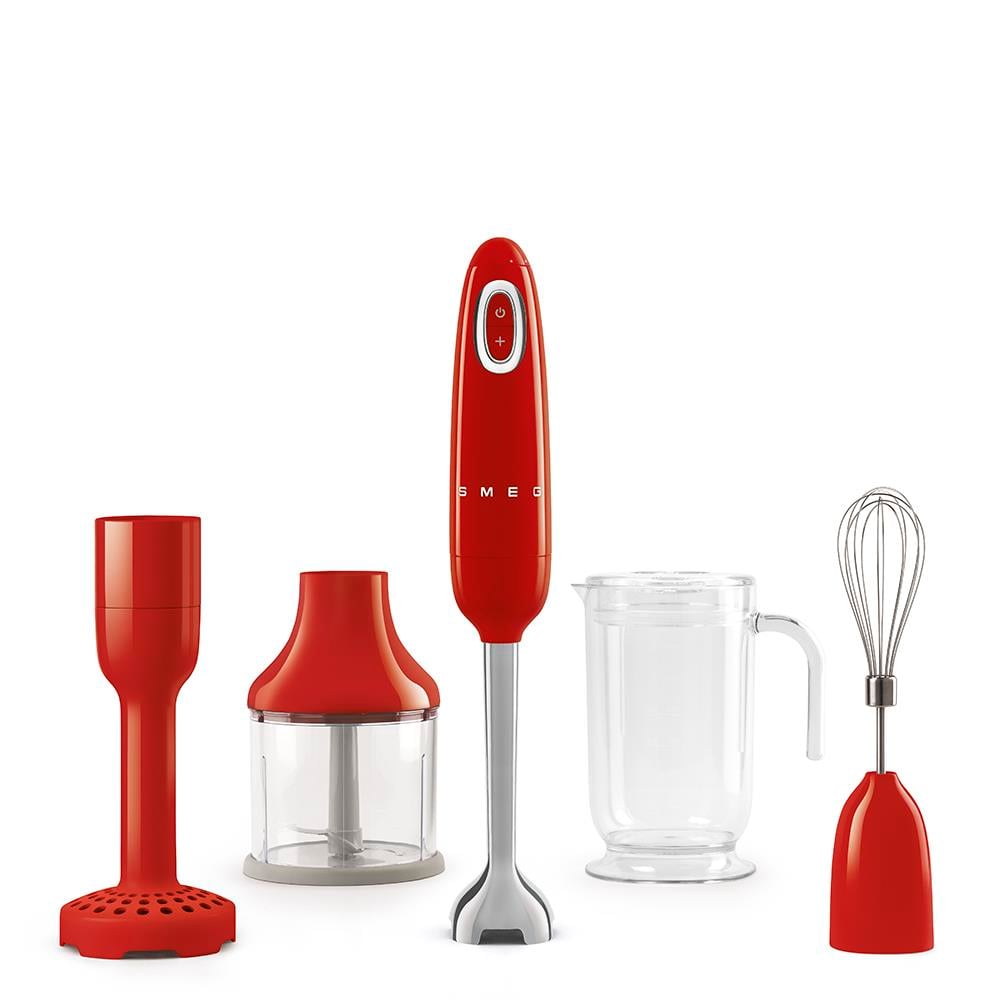 SMEG 50s Style Retro Kırmızı Blender Seti HBF22RDEU