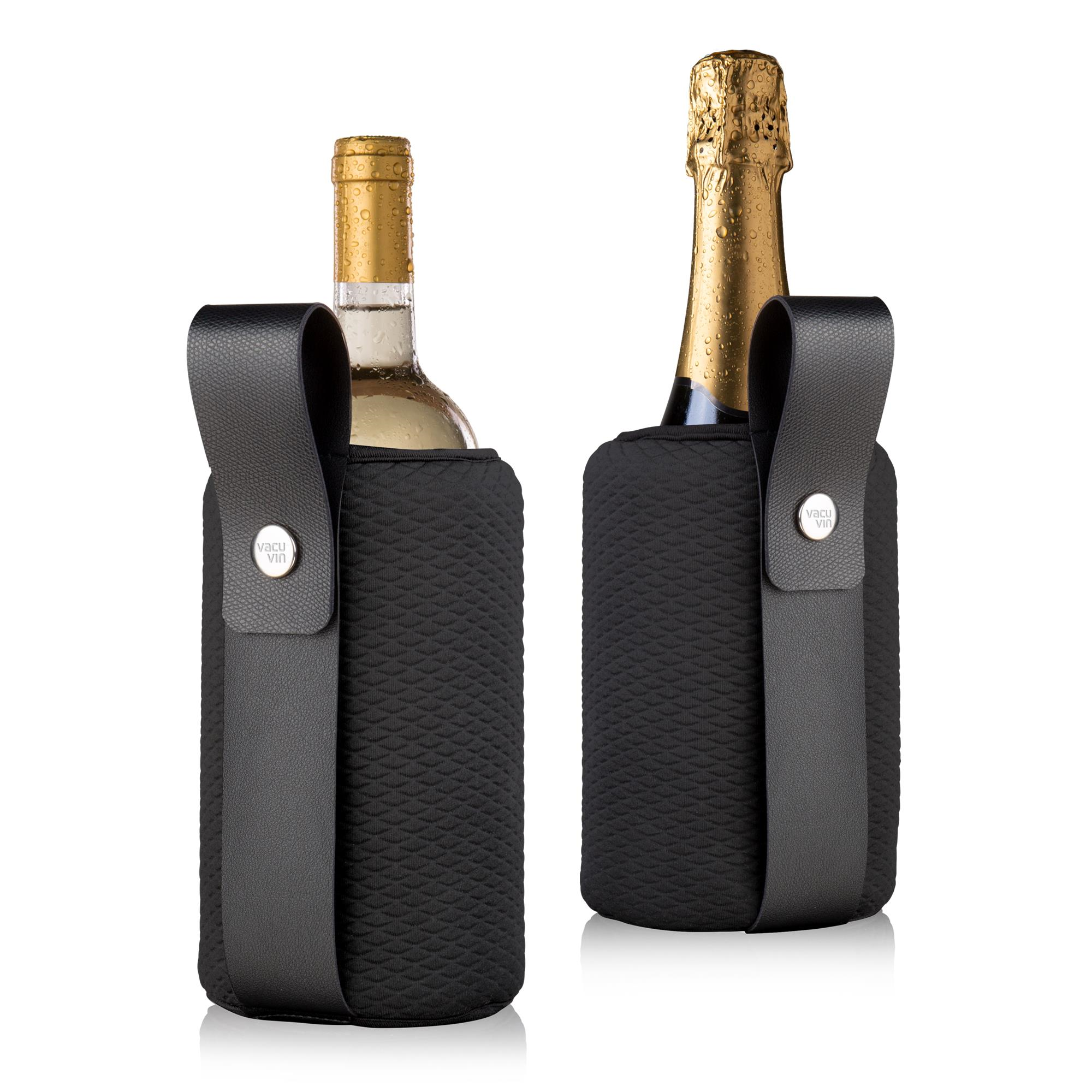 Vacu Vin Aktif Esnek Şarap / Şampanya Soğutucu Artico,
Siyah Limited Edition