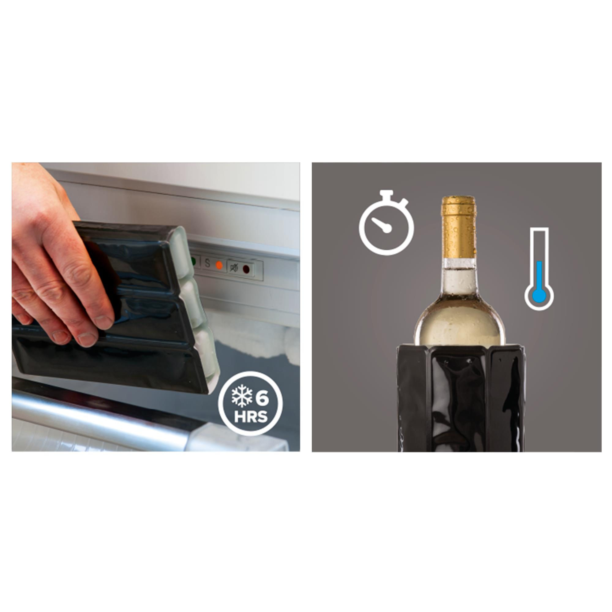 Vacu Vin Aktif Şarap & Şampanya Soğutucu, Platin