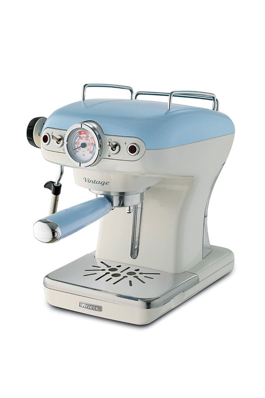 Ariete Vintage Espresso Kahve Makinesi Mavi