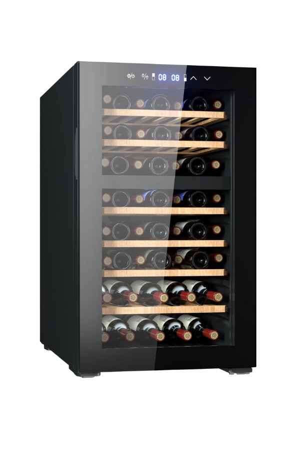 Berfmann 52 Şişe Kapasiteli Çift Bölmeli Solo Şarap Saklama Dolabı Siyah BFW52-BG2