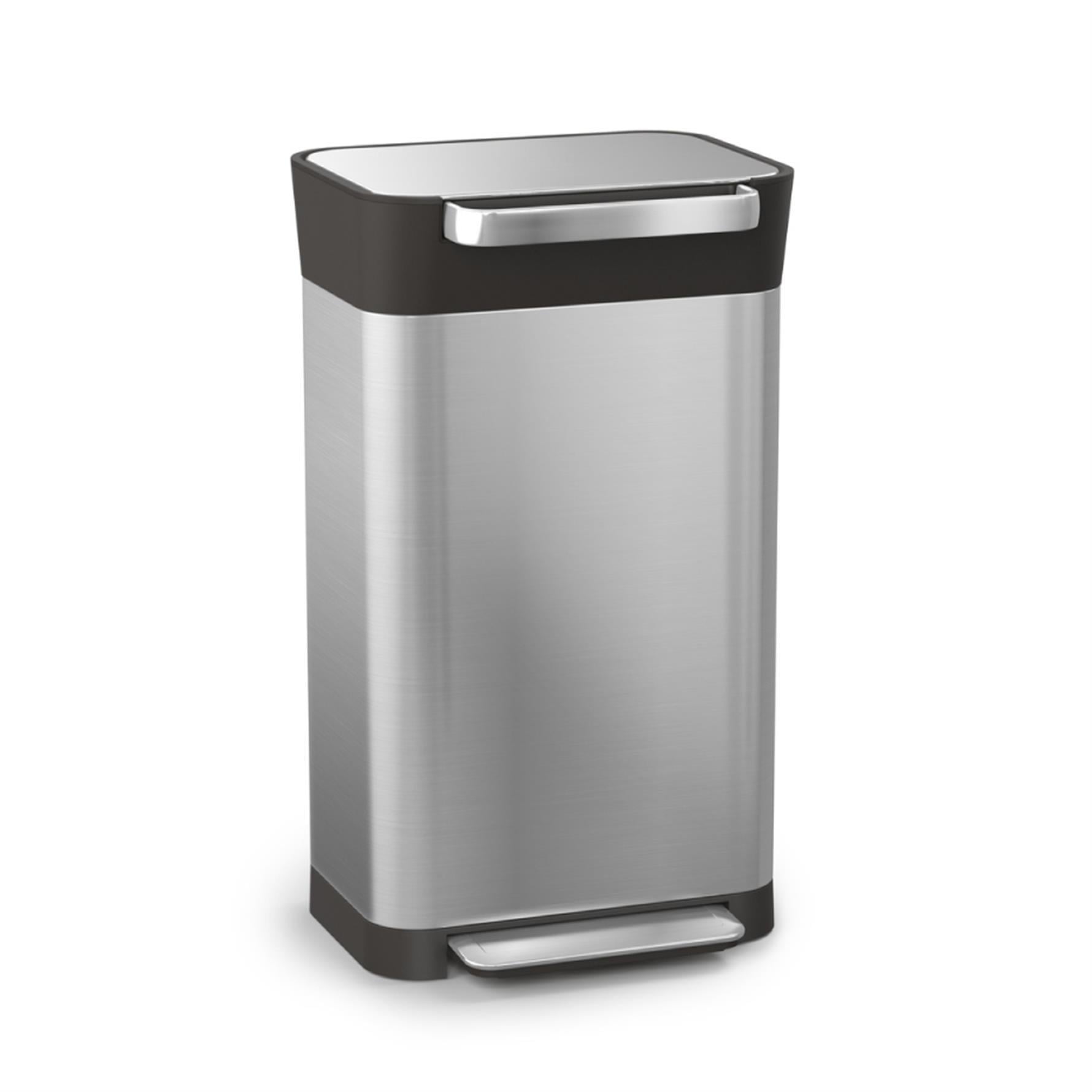Joseph Joseph 30037 Titan 20 Lt. Kompaktörlü Çöp Kovası - İnox