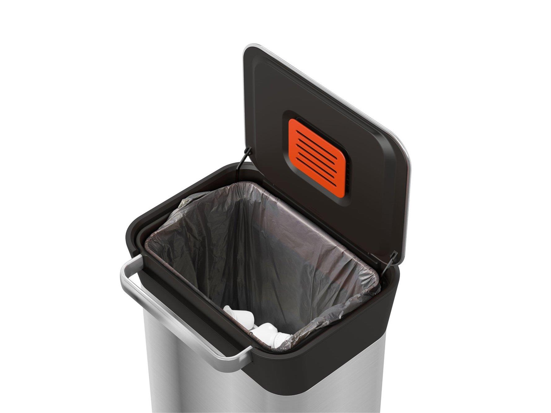 Joseph Joseph 30037 Titan 20 Lt. Kompaktörlü Çöp Kovası - İnox