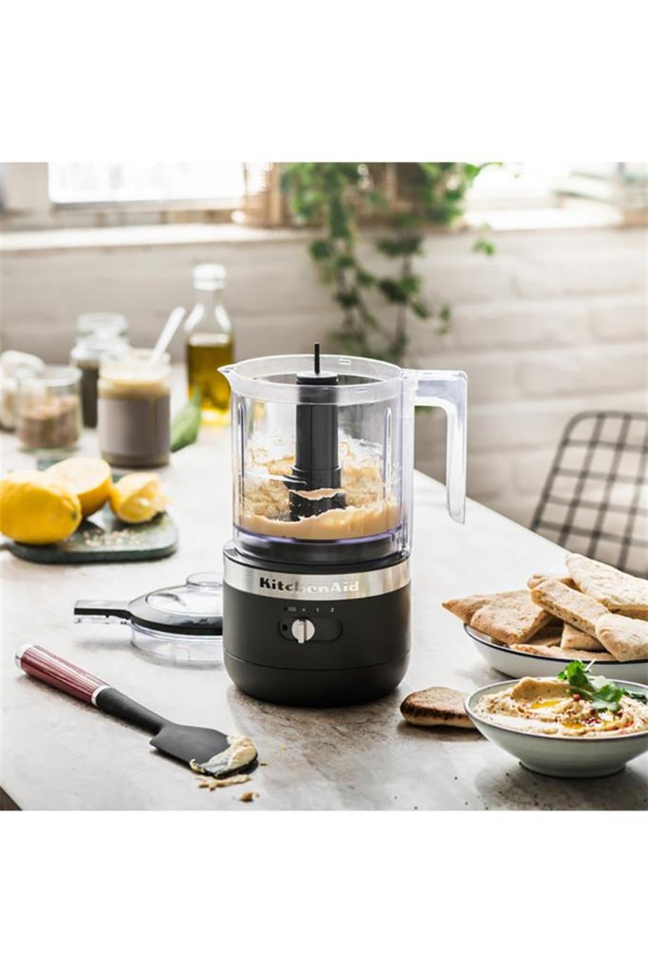 KitchenAid 5KFCB519EBM 1.19 Litre  Mutfak Robotu Siyah