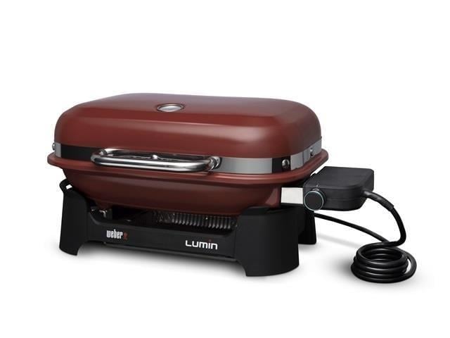 Weber Lumin Compact Kırmızı Elektrikli Barbekü 91040979