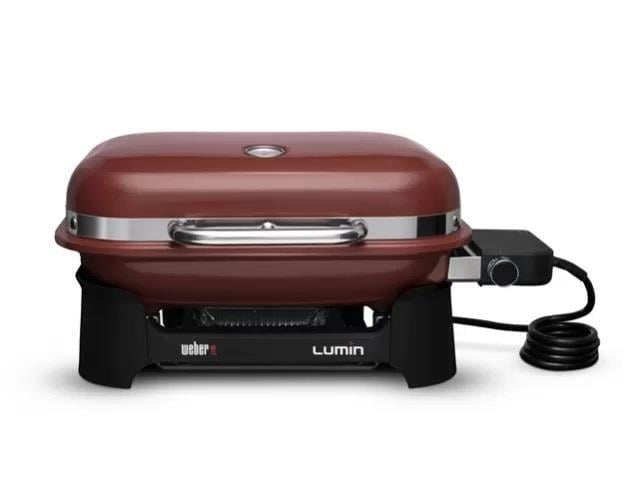 Weber Lumin Compact Kırmızı Elektrikli Barbekü 91040979