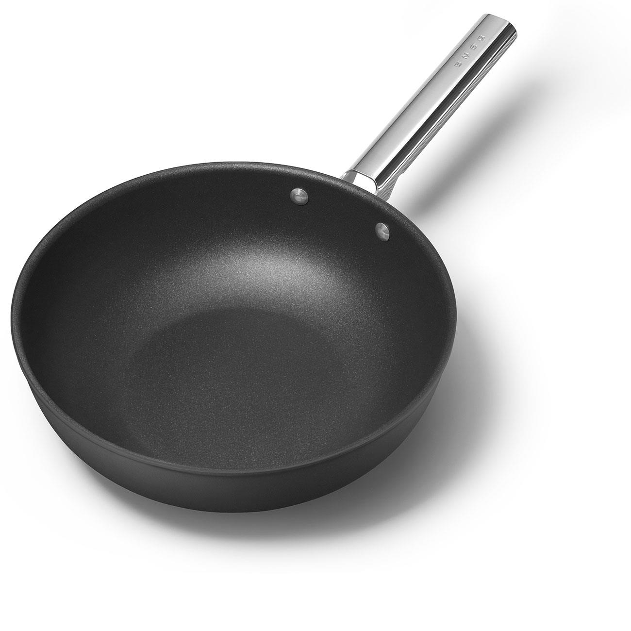 SMEG 50s Style 30 cm Siyah Wok Tava CKFW3001BLM