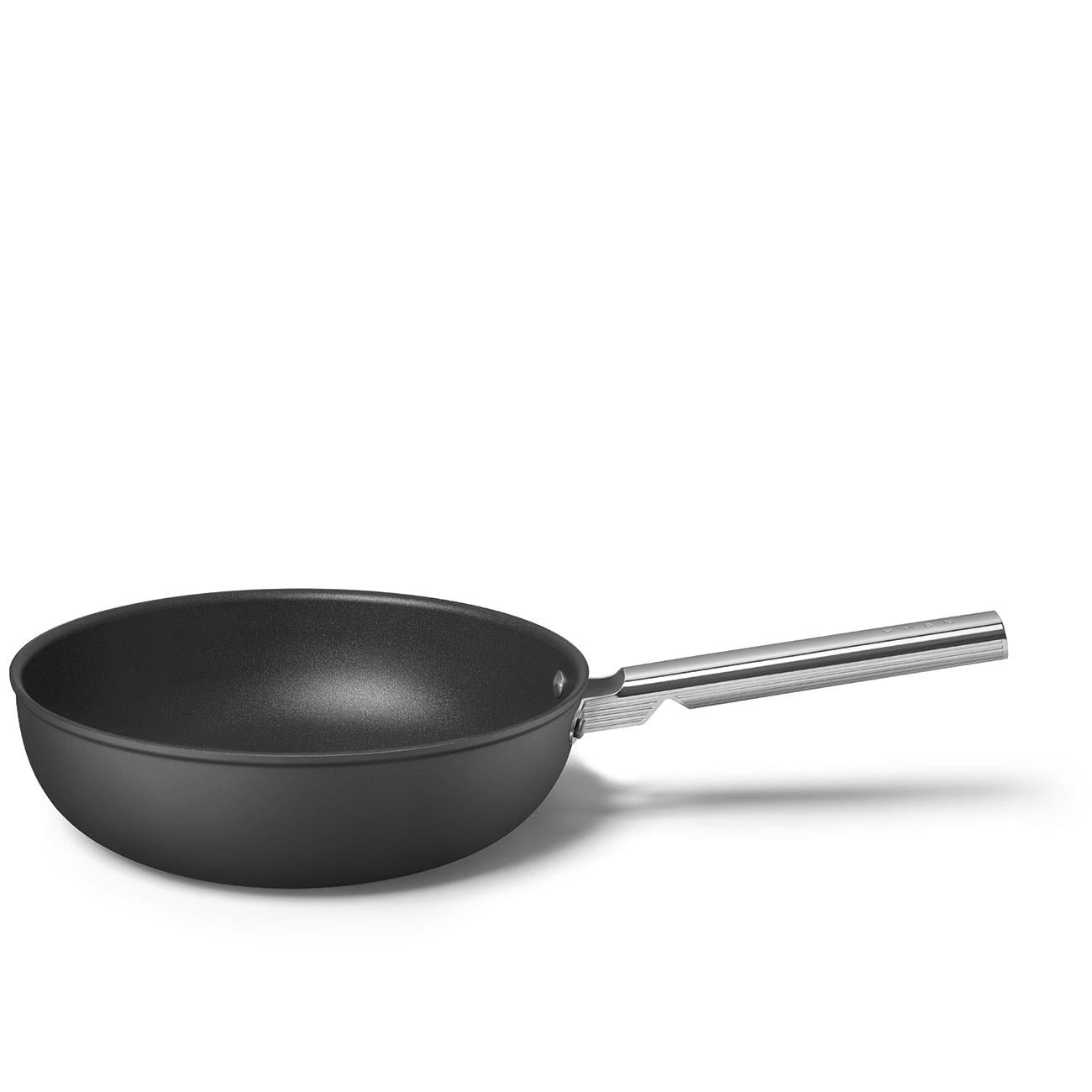 SMEG 50s Style 30 cm Siyah Wok Tava CKFW3001BLM