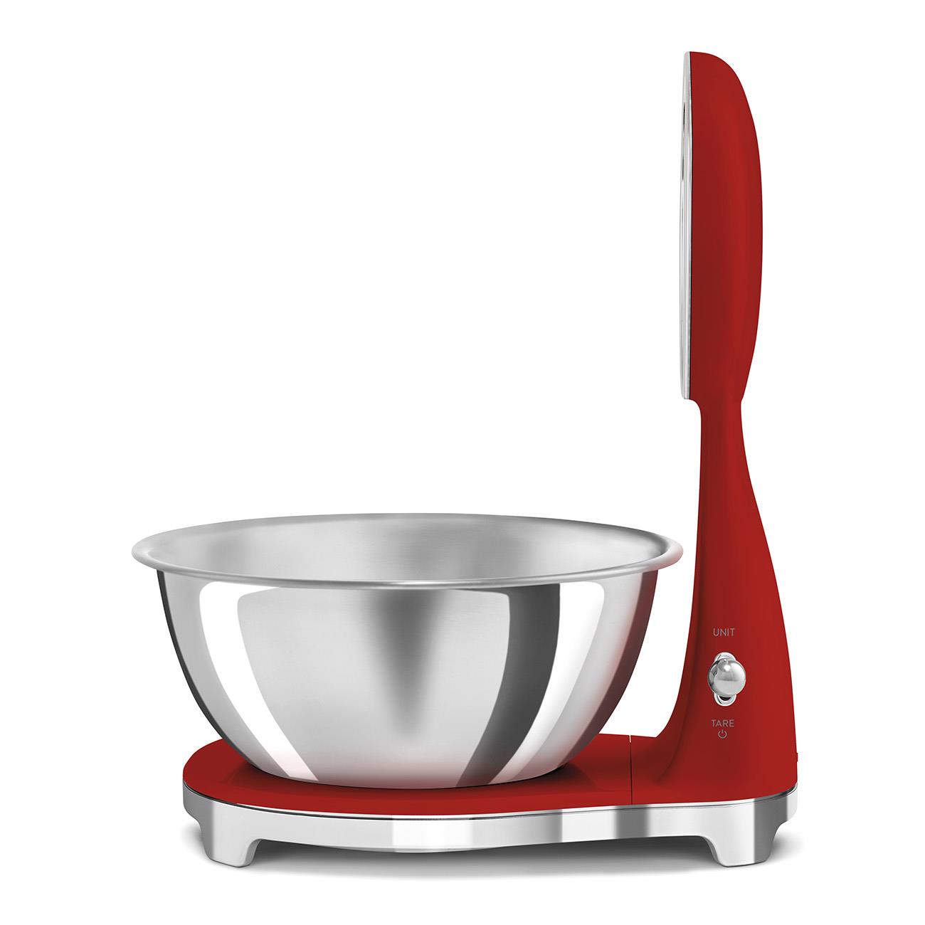 SMEG 50s Style Retro Kırmızı Analog Mutfak Tartısı KSF01RDWW