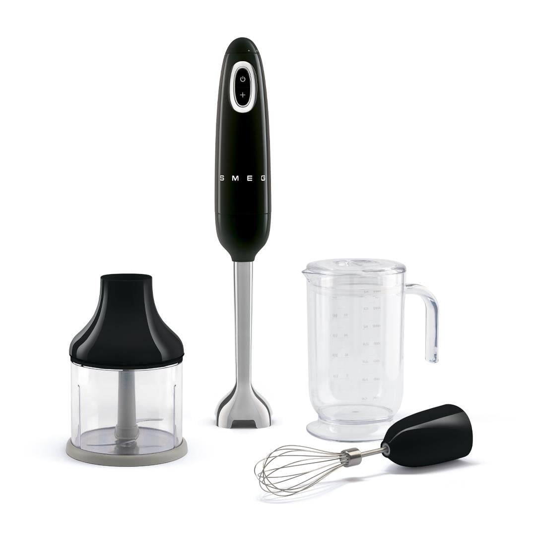 SMEG 50s Style Siyah El Blender Seti HBF03BLEU