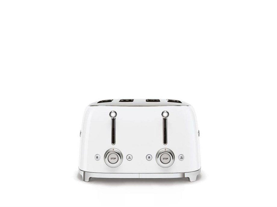 SMEG Beyaz 4X1 Ekmek Kızartma Makinesi TSF03WHEU