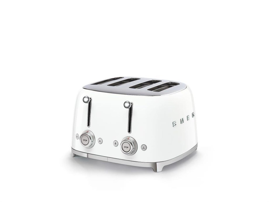 SMEG Beyaz 4X1 Ekmek Kızartma Makinesi TSF03WHEU