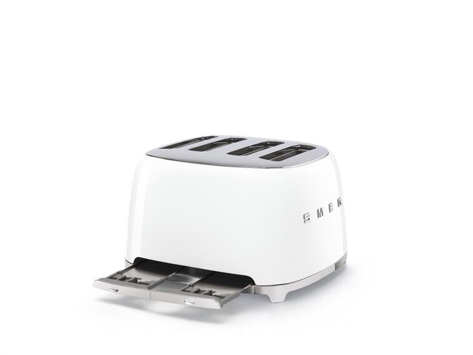 SMEG Beyaz 4X1 Ekmek Kızartma Makinesi TSF03WHEU
