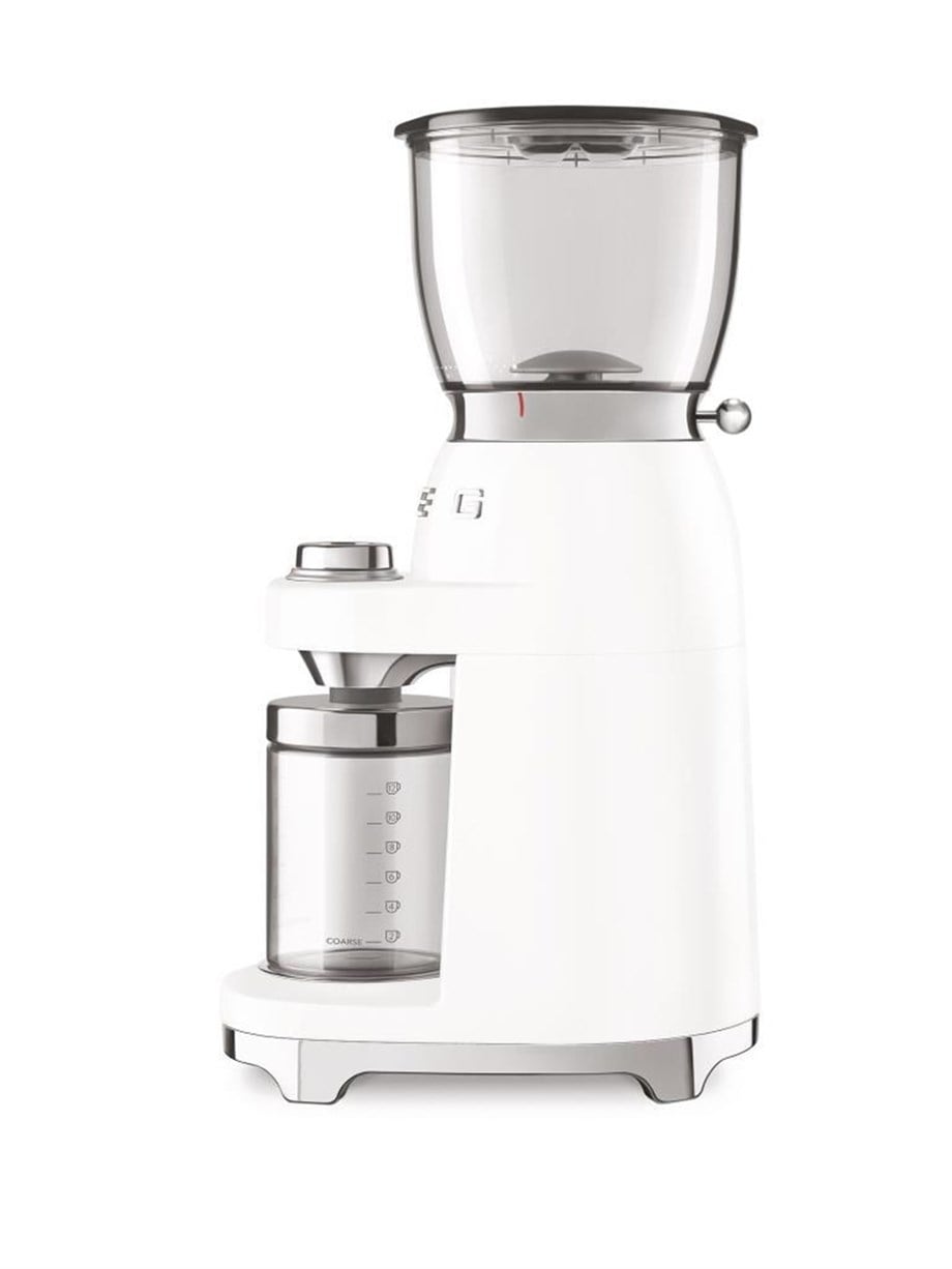 SMEG Beyaz Kahve Öğütme Makinesi CGF01WHEU