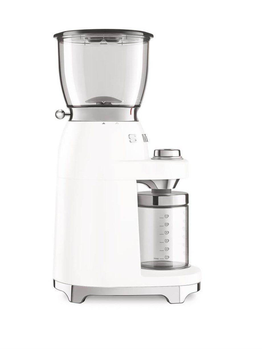 SMEG Beyaz Kahve Öğütme Makinesi CGF01WHEU