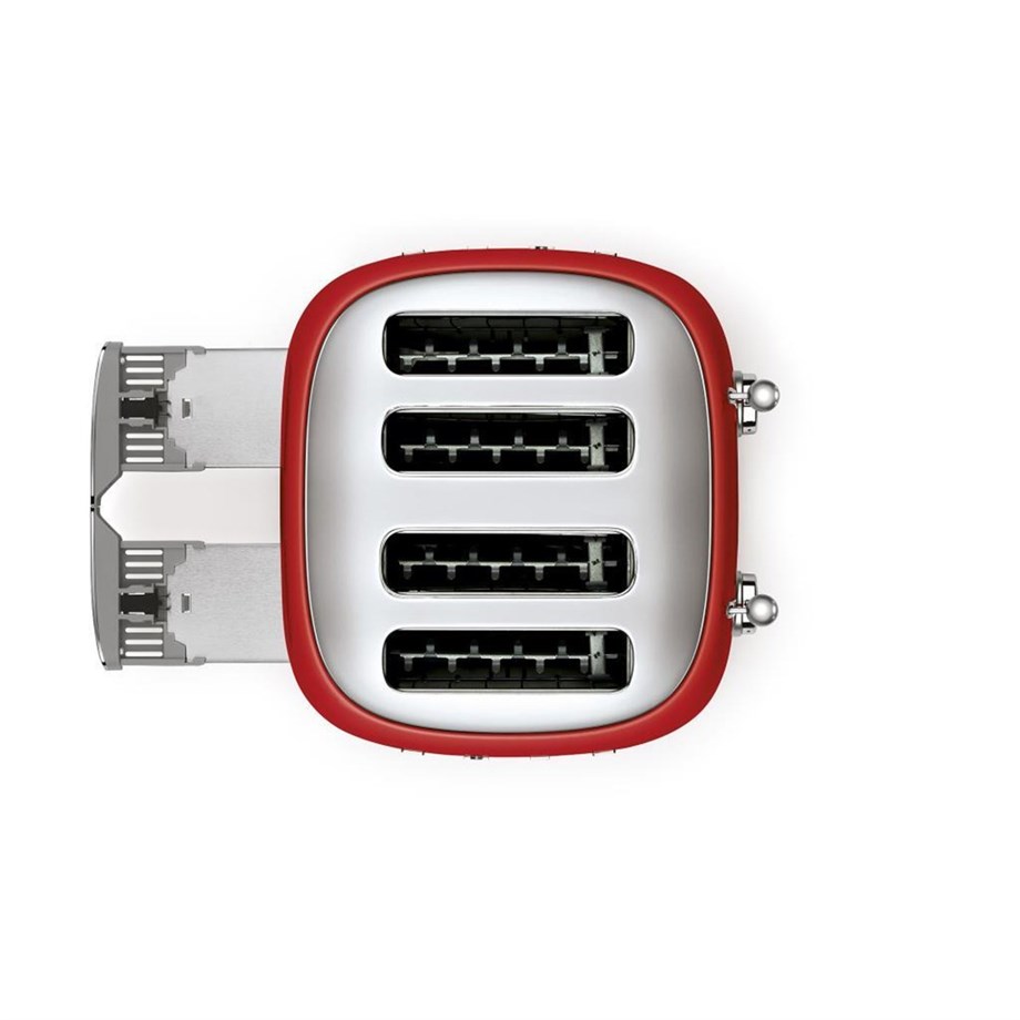 SMEG Kırmızı 4X1 Ekmek Kızartma Makinesi TSF03RDEU