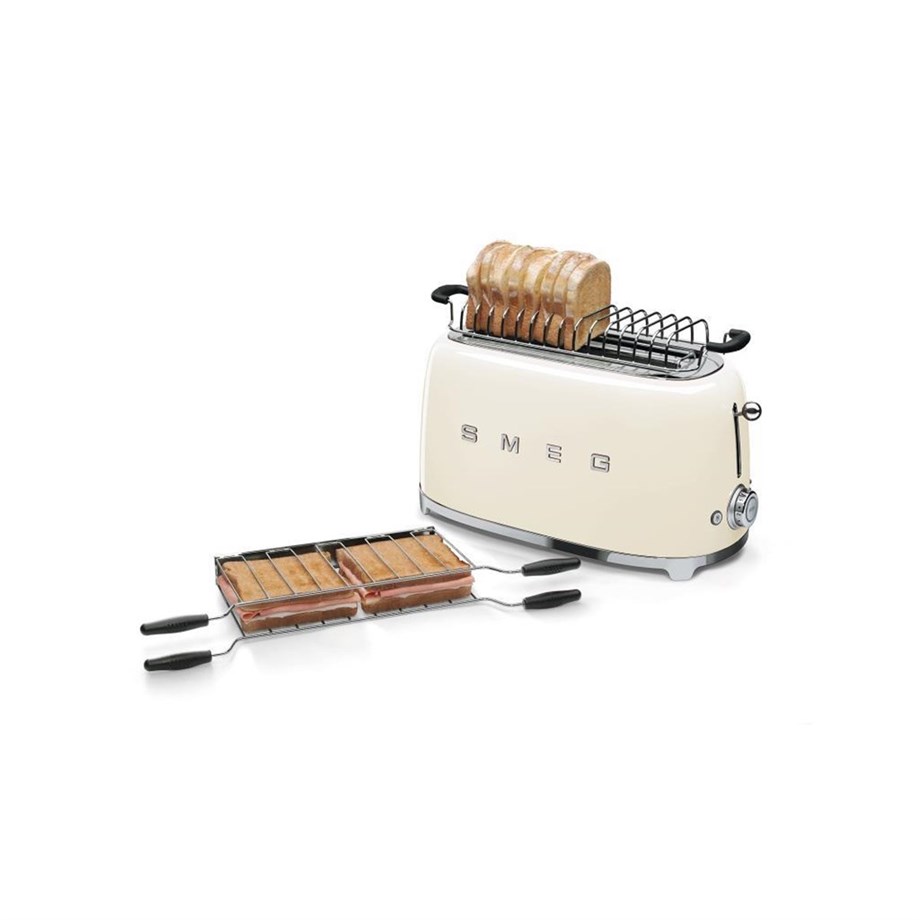 SMEG Krem 2X2 Ekmek Kızartma Makinesi TSF02CREU