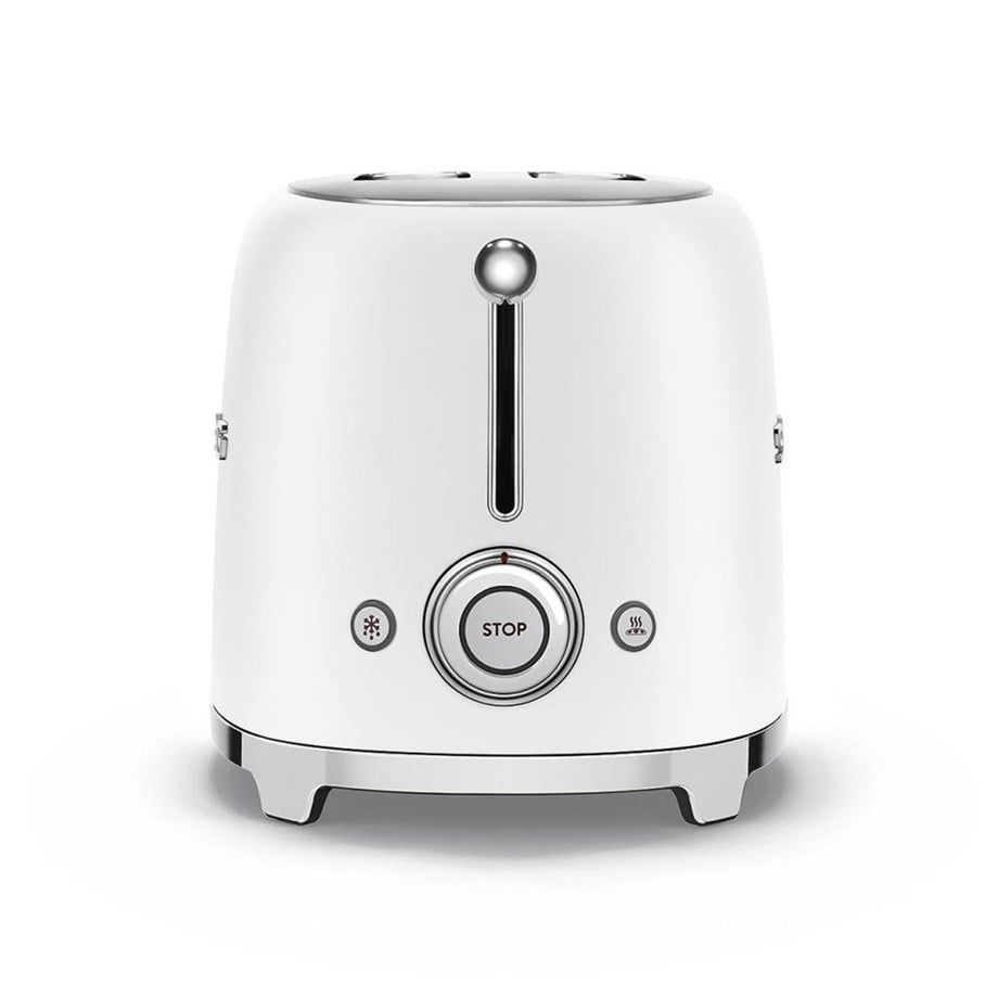 SMEG Mat Beyaz 2X1 Ekmek Kızartma Makinesi TSF01WHMEU