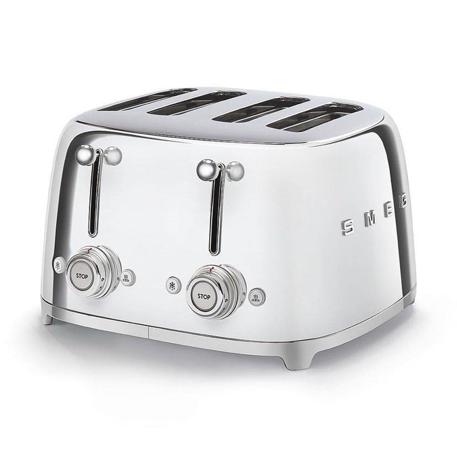 SMEG Paslanmaz Çelik 4X1 Ekmek Kızartma Makinesi  TSF03SSEU