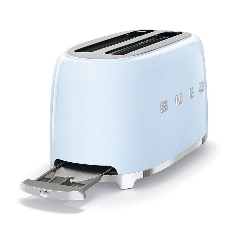 SMEG Pastel Mavi 2X2 Ekmek Kızartma Makinesi TSF02PBEU