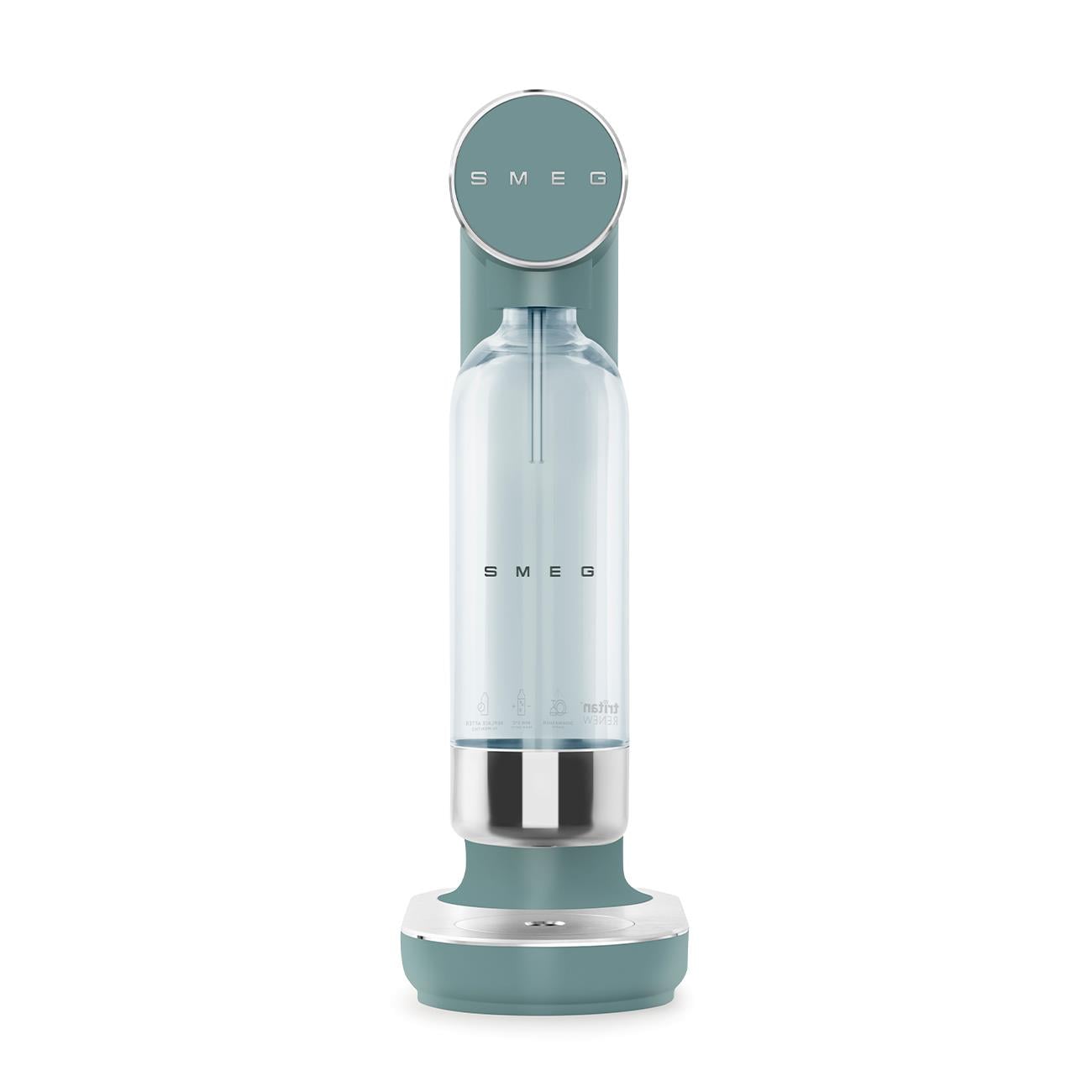 Smeg Tritan™ Renew Zümrüt Yeşili Soda Makinesi SKC01EGM