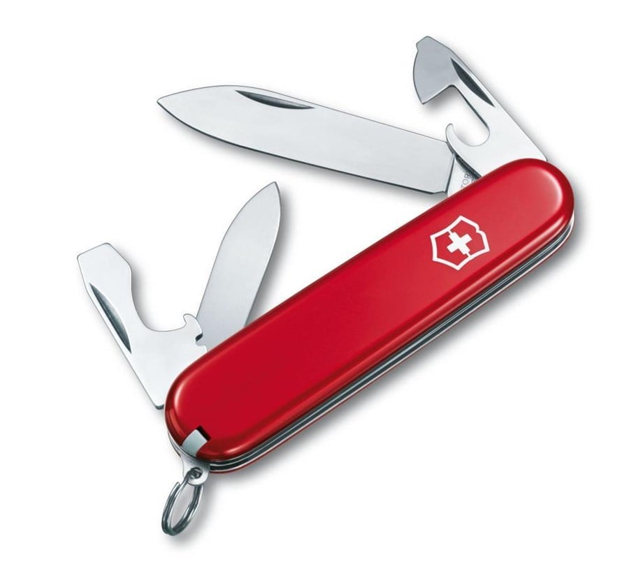 Victorinox VT 0.2503.B1 Blisterli 10 Fonksiyon Recruit İsviçre Çakısı (Kırmızı)