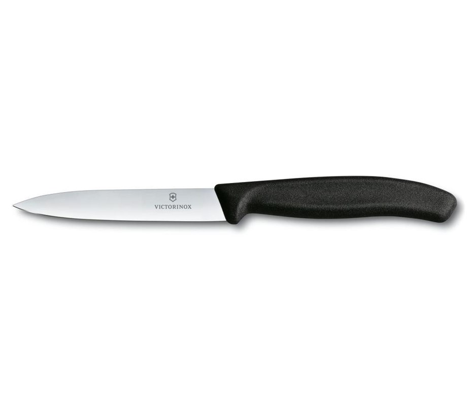 Victorinox VT 6.7703 Swiss Classic 10 Cm. Sivri Uçlu Soyma Bıçağı (Siyah)