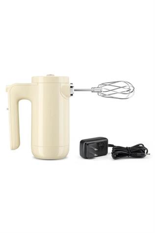 KitchenAid 5KHMB732EAC Şarjlı El Mikseri Krem
