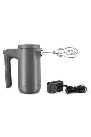 KitchenAid 5KHMB732EDG Şarjlı El Mikseri Gri