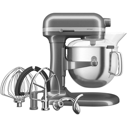 KitchenAid 5KSM70SHXEMS 6.6 L Kaldırılabilir Kaseli Stand Mikser - Medallion Silver